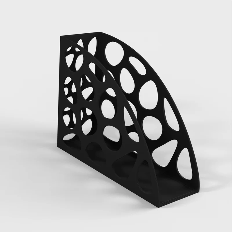 Porte filtre à café avec schéma de Voronoï