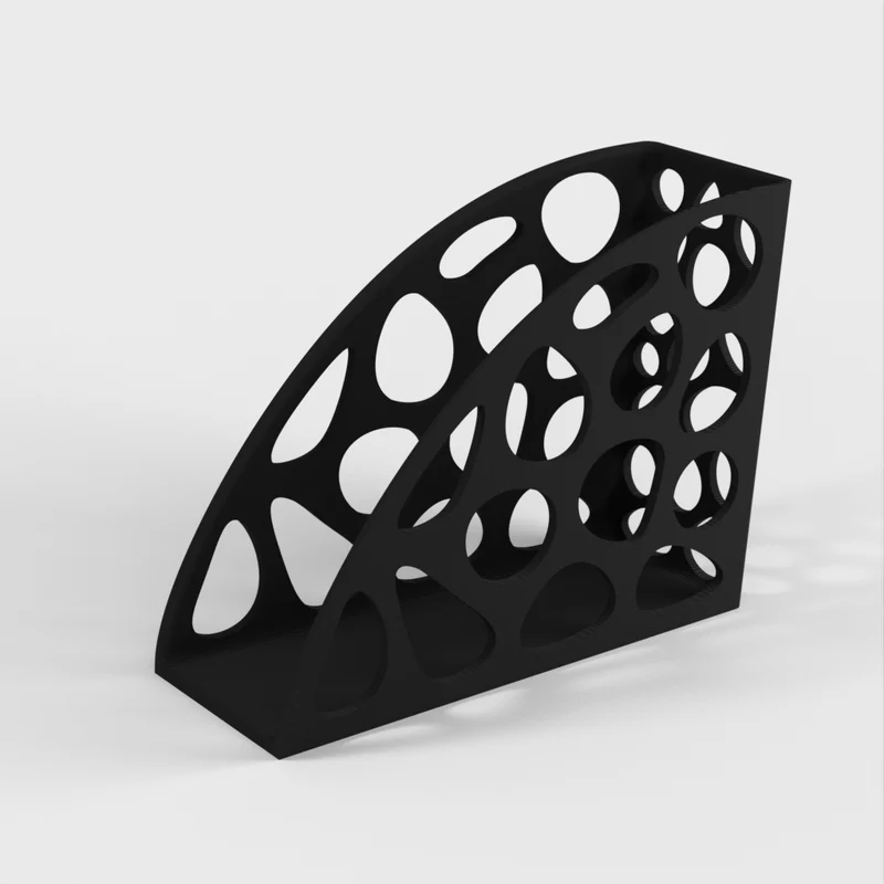 Porte filtre à café avec schéma de Voronoï