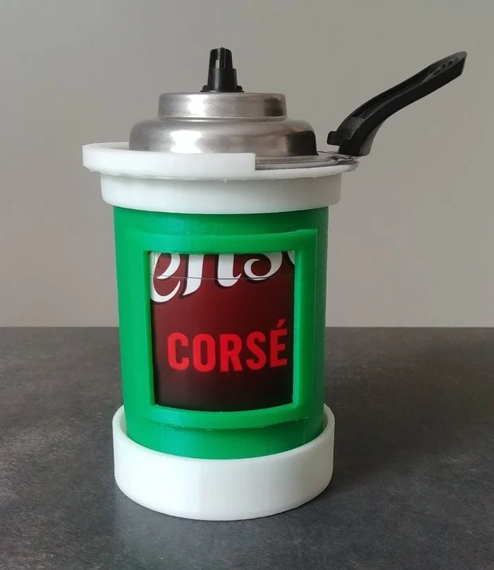 Senseo Pad Holder "Colonne Morris" pour ranger les dosettes de café
