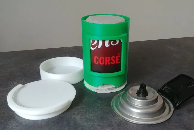 Senseo Pad Holder "Colonne Morris" pour ranger les dosettes de café