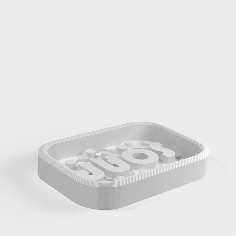 Porte-savon antidérapant 100x70x15mm avec taille réglable