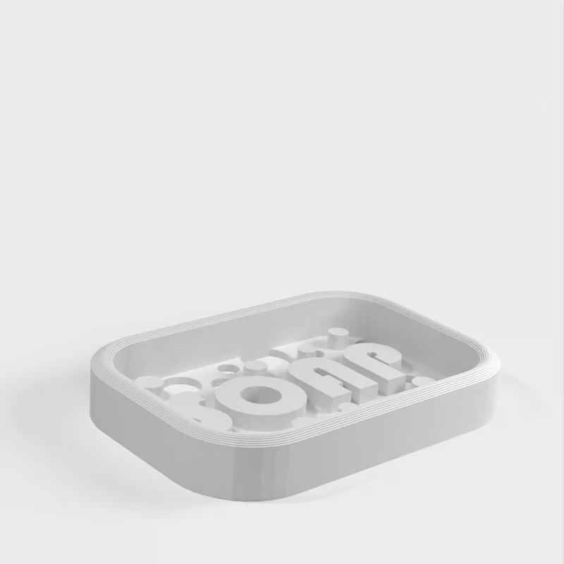 Porte-savon antidérapant 100x70x15mm avec taille réglable