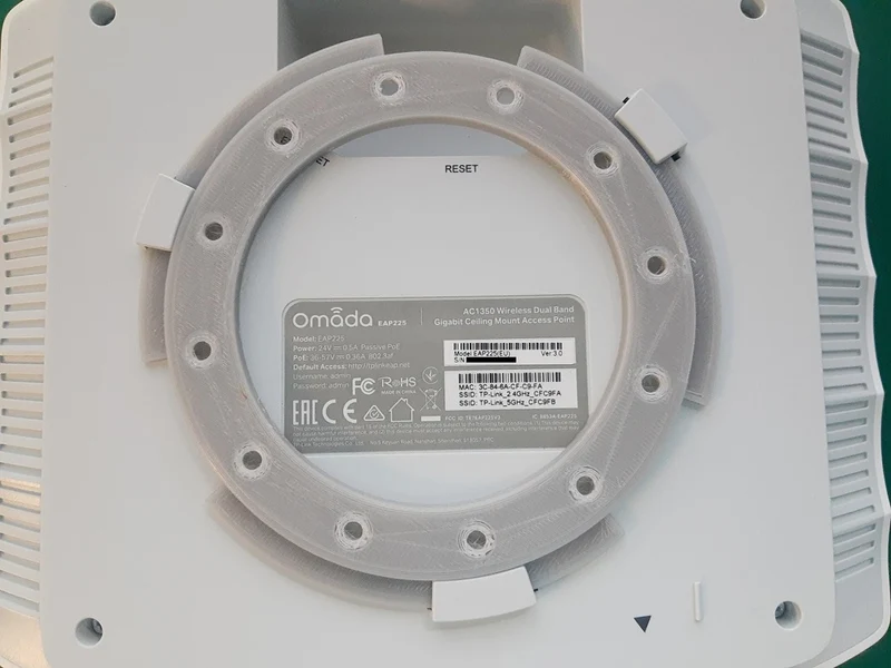 Support plafond pour TP-Link Omada EAP225 EAP245 V3 / V4 AP