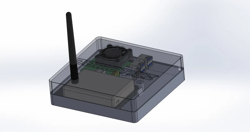 Boîtier Domoticz personnalisé avec Raspberry Pi, Pi Drive et RFX.com