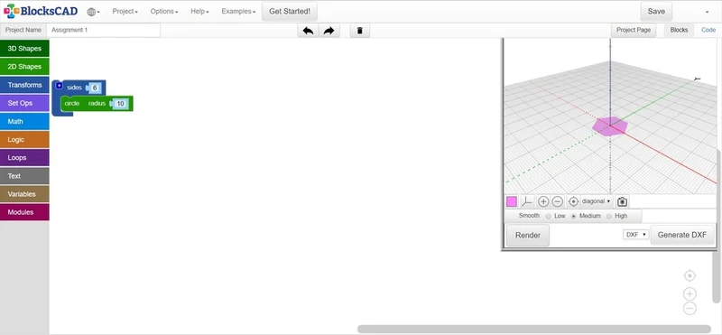 Tutoriel sur le générateur Snoflager pour BlocksCAD