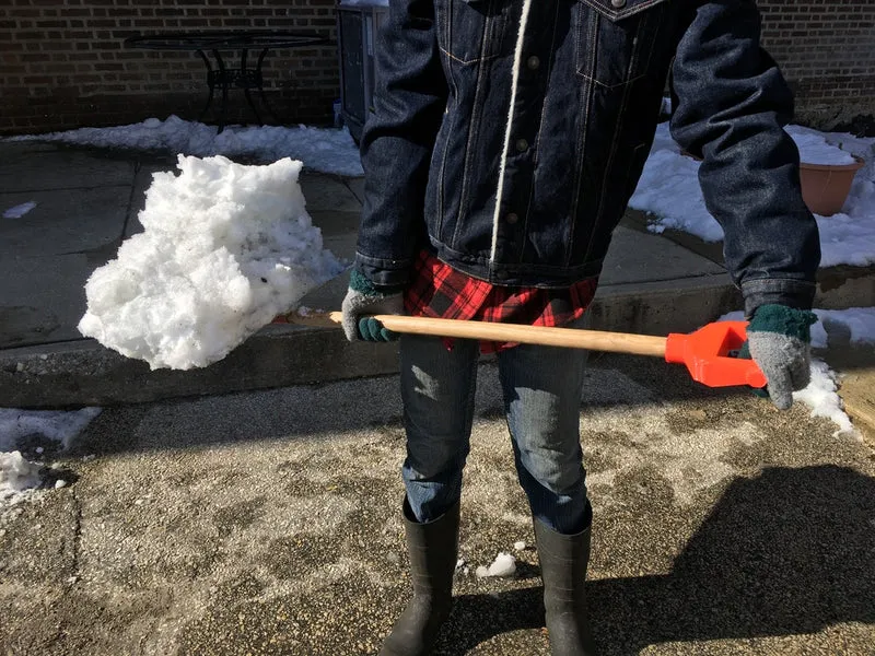 Pelle à neige de remplacement de haute durabilité pour le manche en bois de 29mm remix avec 30% d'économie de plastique et une meilleure fiabilité