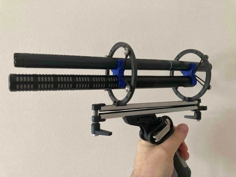Clip micro double pour Rode Blimp 22mm & 19mm