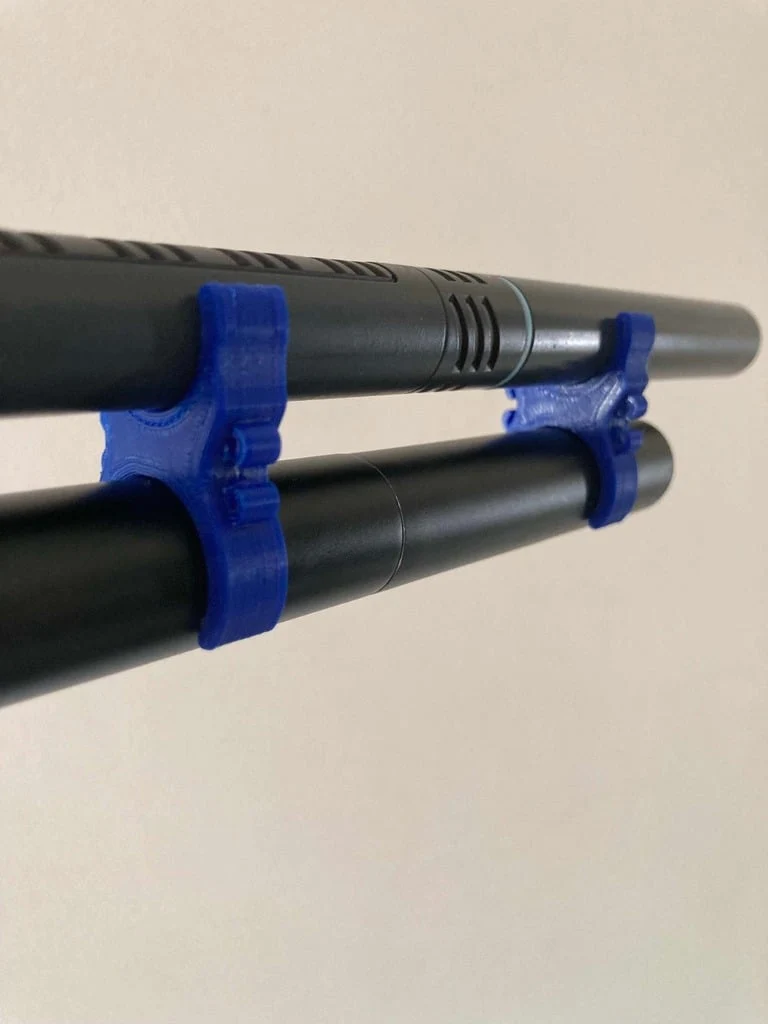 Clip micro double pour Rode Blimp 22mm & 19mm
