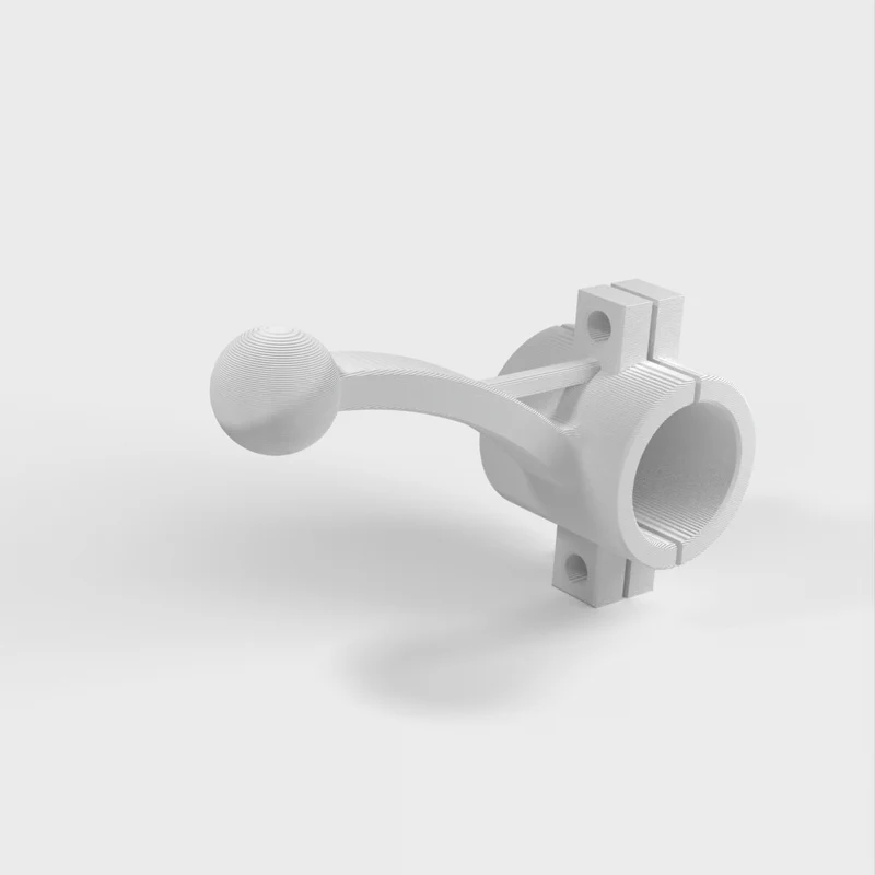 Support GPS MC Garmin pour manette 22mm sur AT RD07