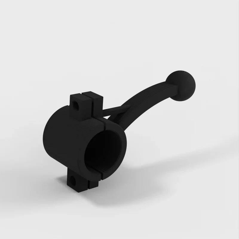 Support GPS MC Garmin pour manette 22mm sur AT RD07