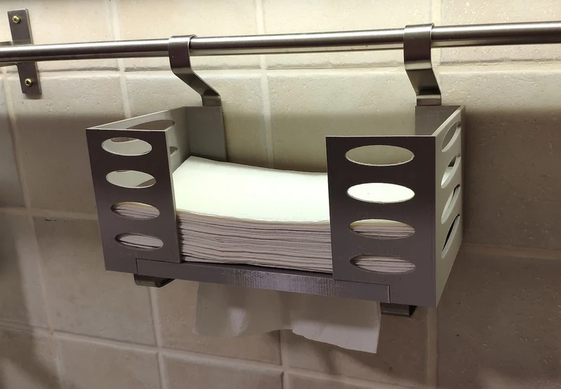 Distributeur de serviettes en papier pour étagère Ikea Grundtal