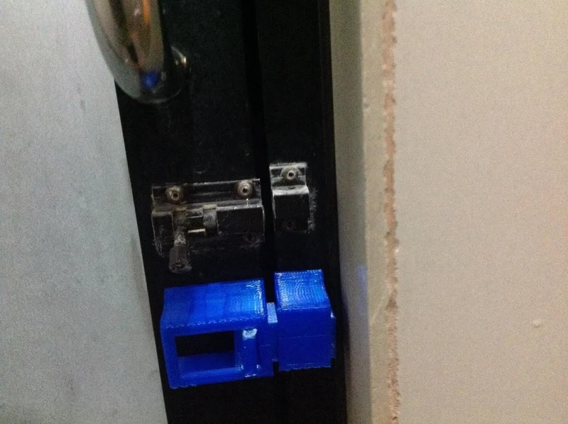 Serrure de porte simple pour salle de bain et portes coulissantes