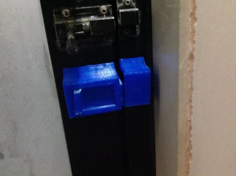 Serrure de porte simple pour salle de bain et portes coulissantes