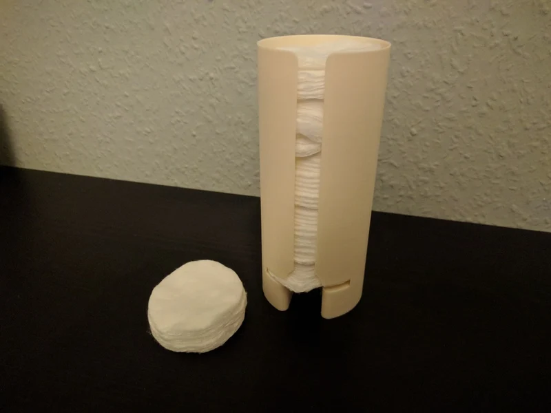Distributeur de cotons salle de bain pour montage sur meuble ou mural