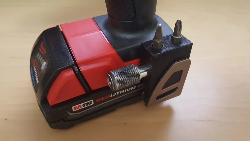 Porte-embout clip ceinture pour perceuse Milwaukee M18