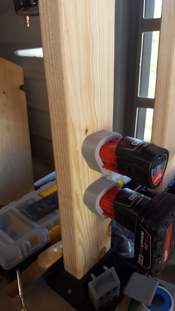 Support de batterie pour Milwaukee M12