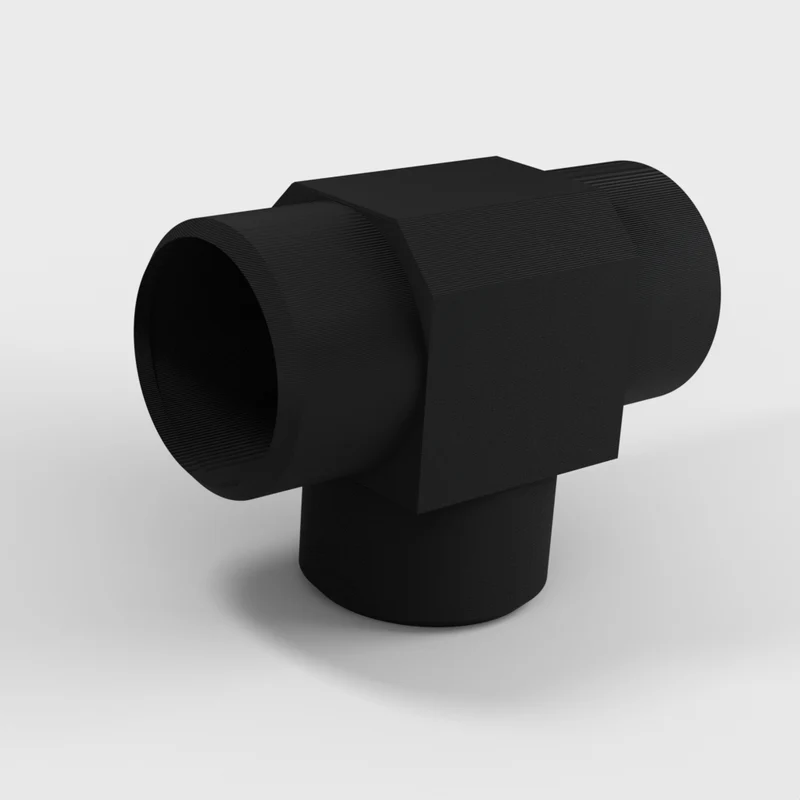 Adaptateur en T double tuyau pour aspirateur