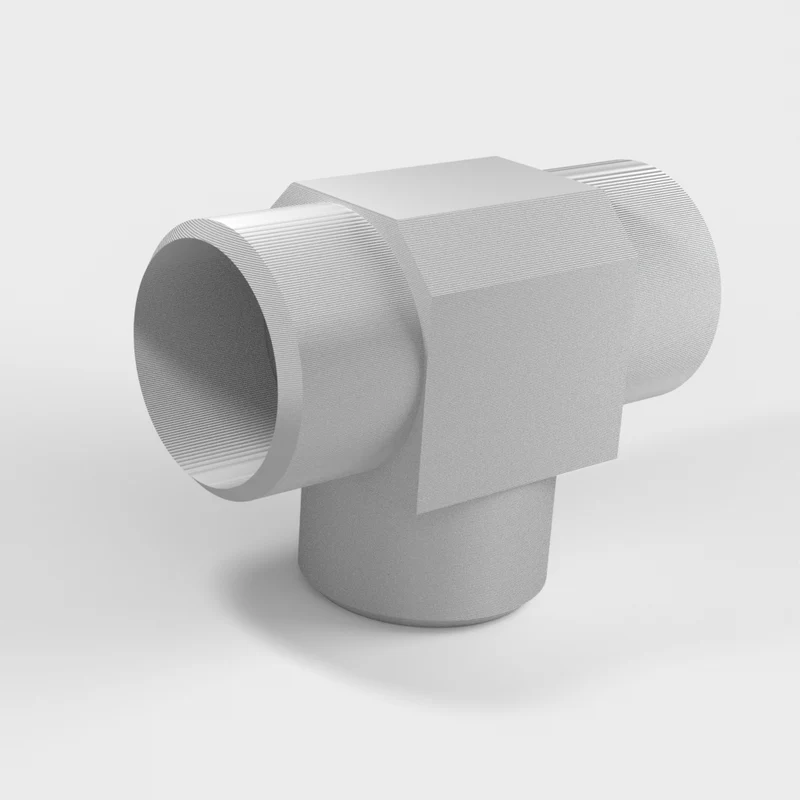Adaptateur en T double tuyau pour aspirateur
