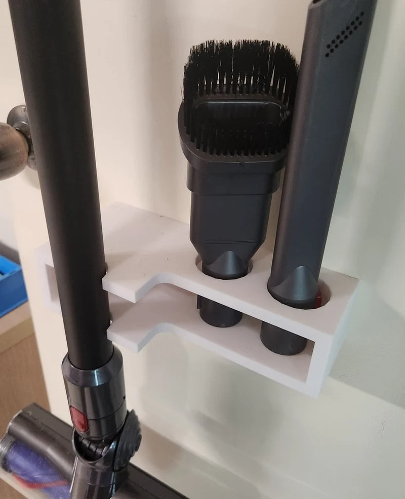 Support mural pour aspirateur Dyson v7 avec rangement pour 2 accessoires