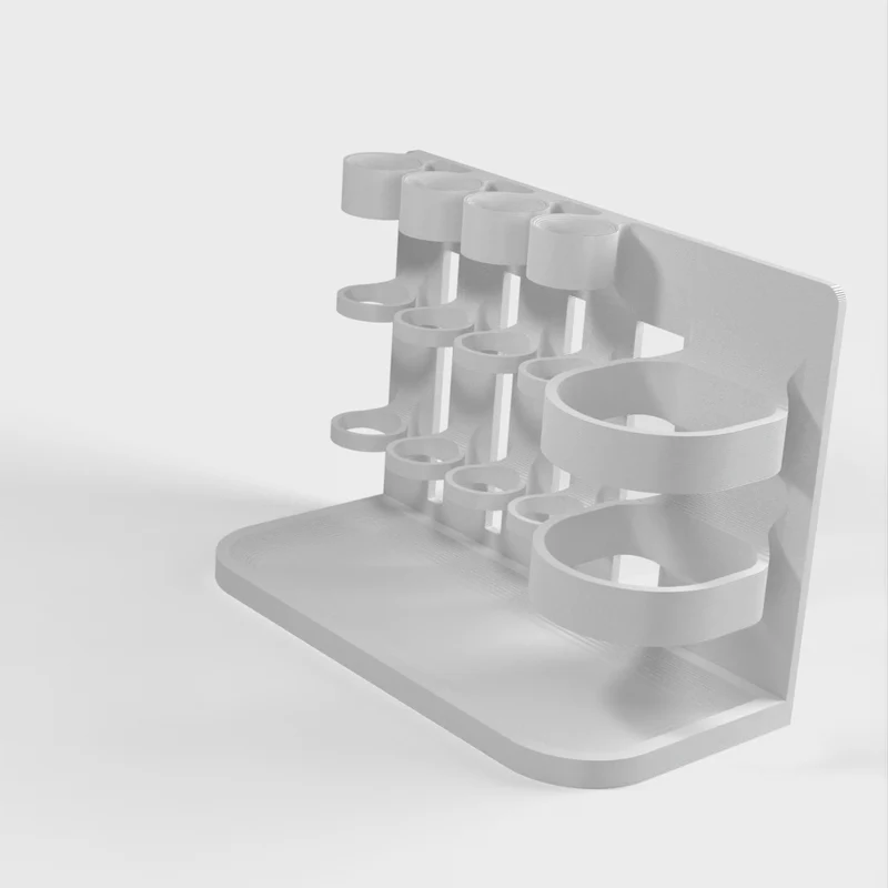 Organisateur de salle de bain pour brosse à dents et porte-dentifrice