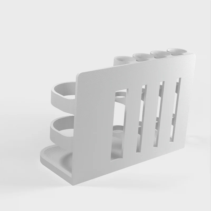 Organisateur de salle de bain pour brosse à dents et porte-dentifrice