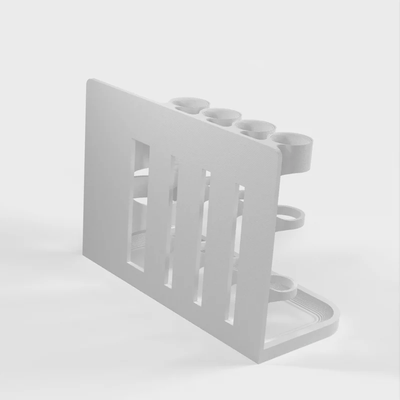 Organisateur de salle de bain pour brosse à dents et porte-dentifrice