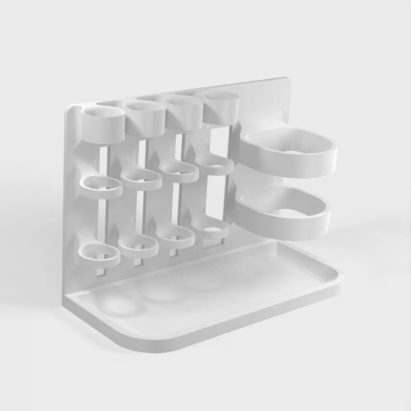 Organisateur de salle de bain pour brosse à dents et porte-dentifrice