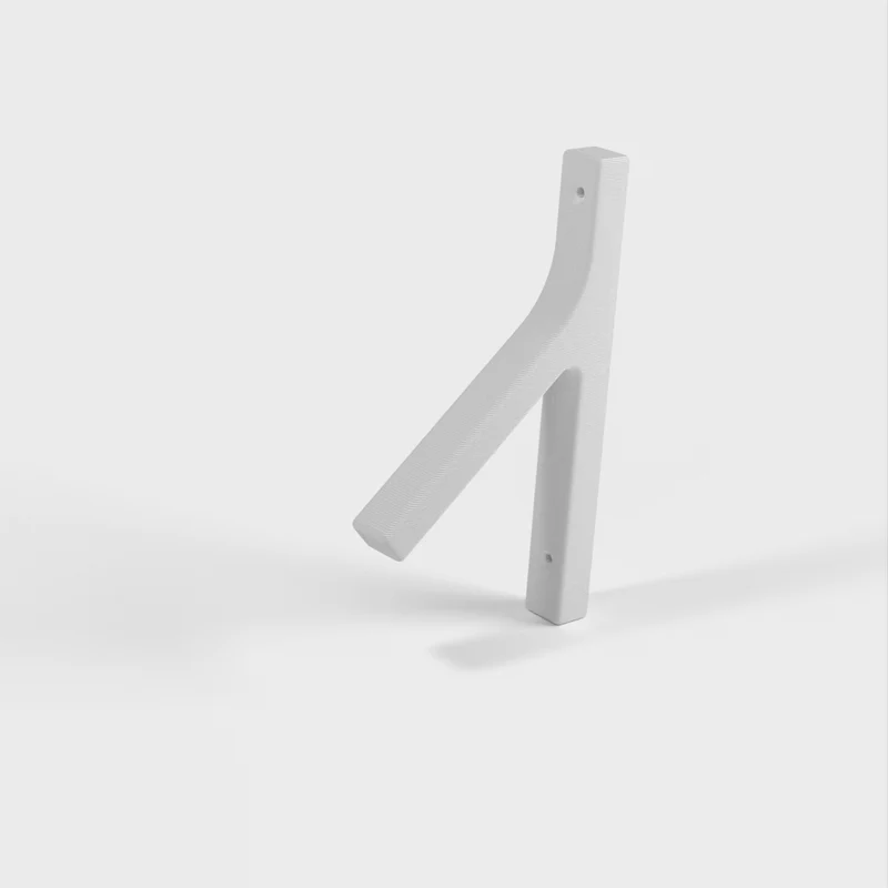 Support mural incliné pour skis pour rangement et présentation (lot de 2)