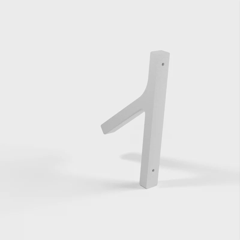 Support mural incliné pour skis pour rangement et présentation (lot de 2)