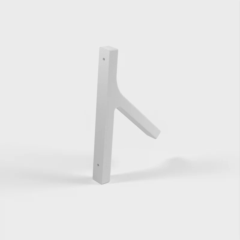 Support mural incliné pour skis pour rangement et présentation (lot de 2)