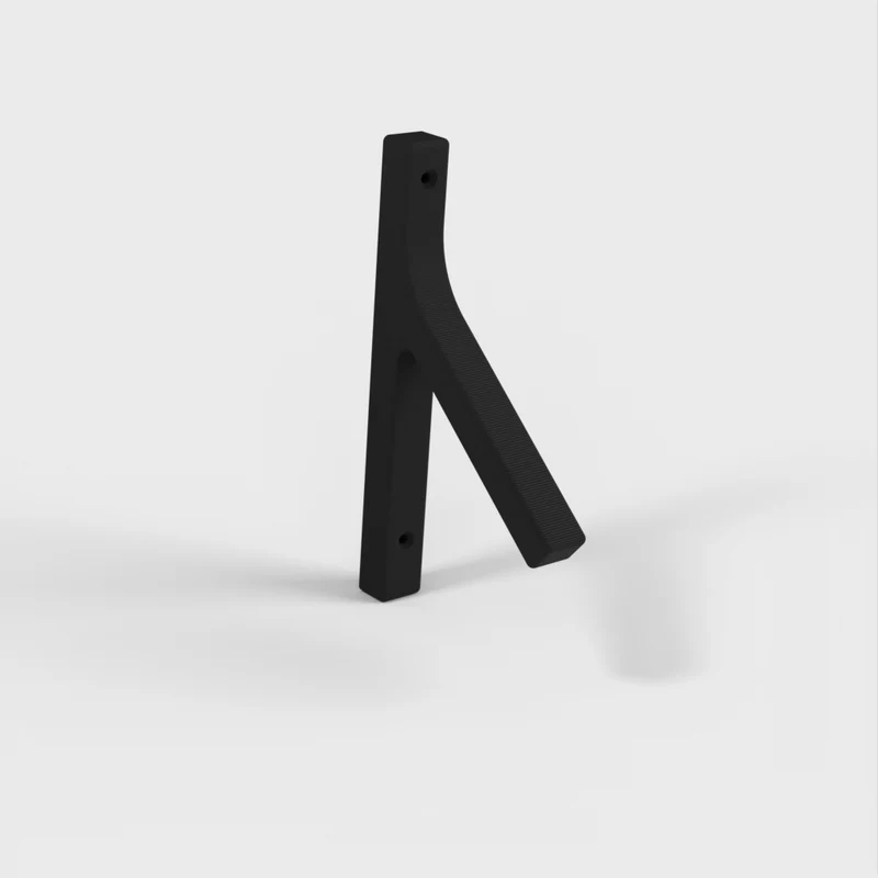 Support mural incliné pour skis pour rangement et présentation (lot de 2)