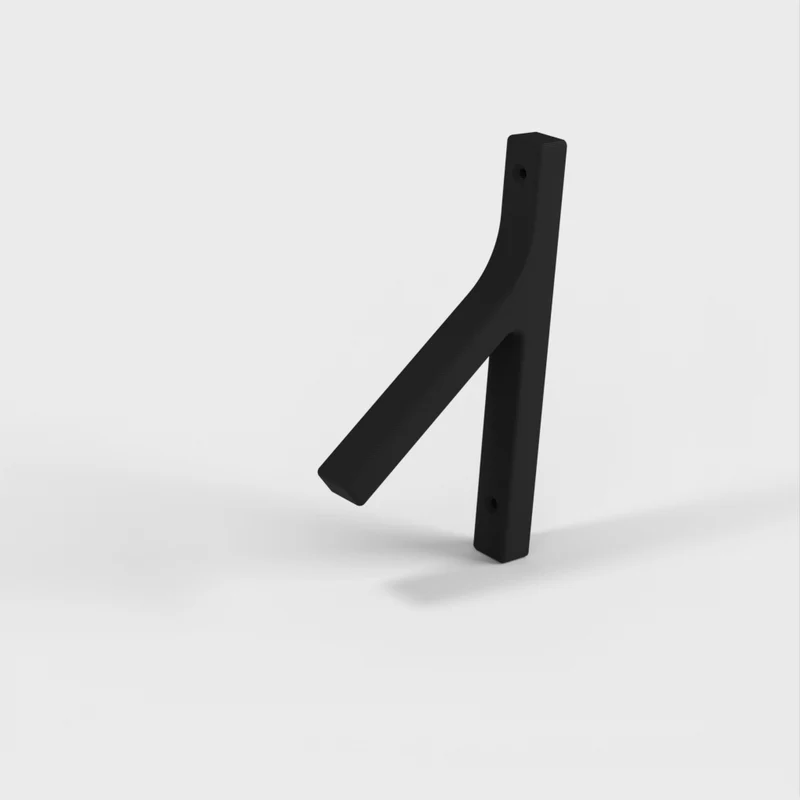 Support mural incliné pour skis pour rangement et présentation (lot de 2)