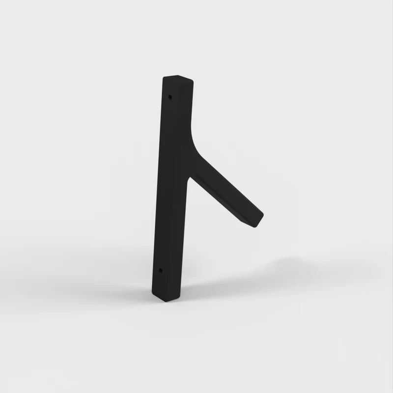 Support mural incliné pour skis pour rangement et présentation (lot de 2)