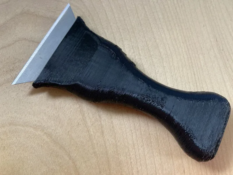 Manche de lame de rasoir pour le nettoyage du lit de verre de l'imprimante 3D