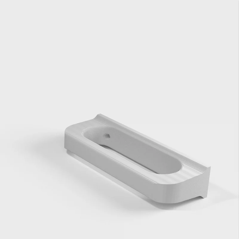 Poignée pour portes coulissantes compatible avec les vis et écrous de 3 mm