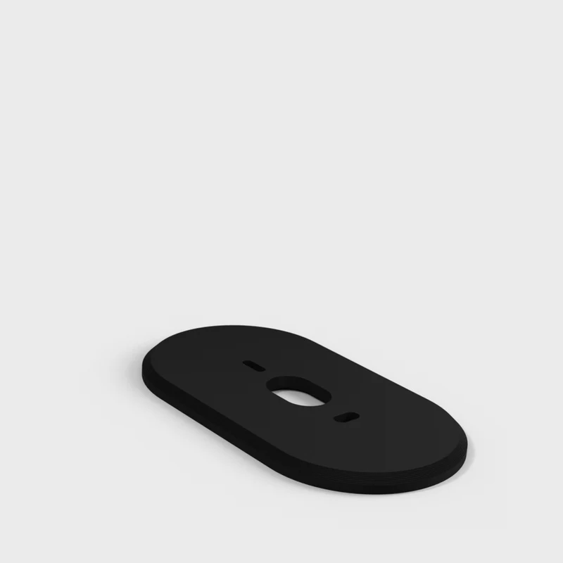 Support de montage à 45 degrés et plaque d'espacement de 1/4 de pouce pour la sonnette Nest Hello