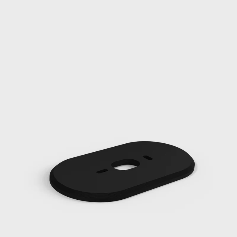 Support de montage à 45 degrés et plaque d'espacement de 1/4 de pouce pour la sonnette Nest Hello