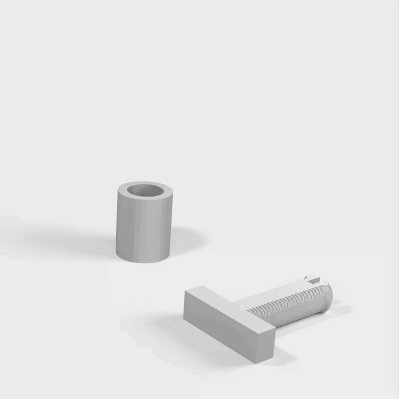 Poignée de la porte de l'enceinte