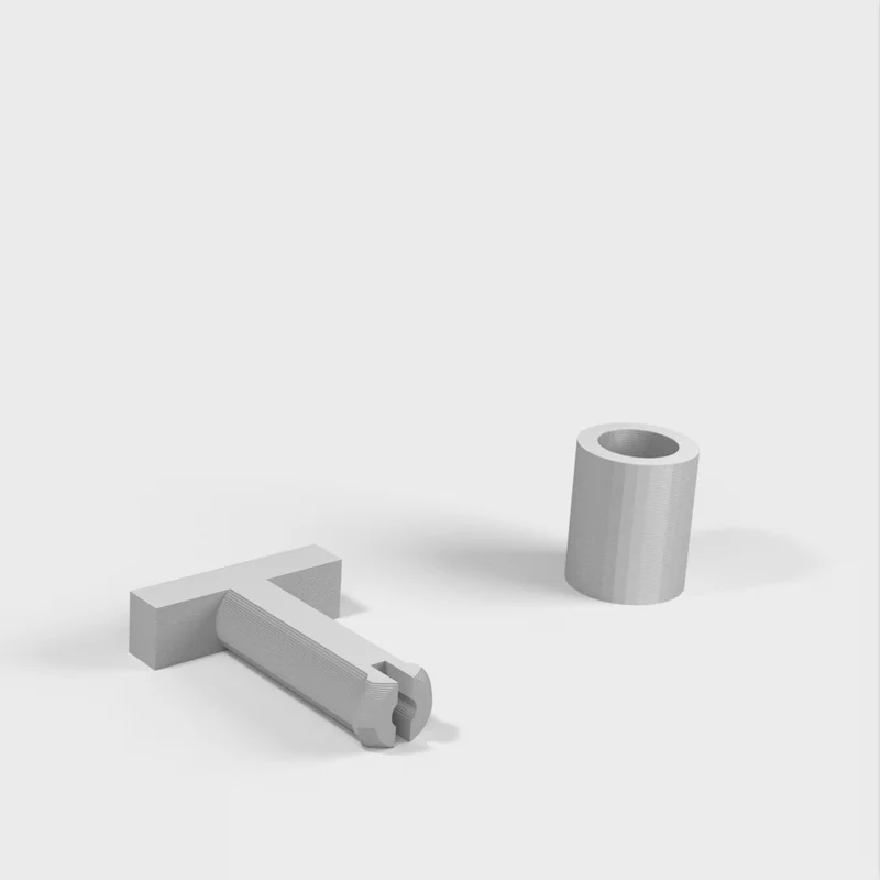 Poignée de la porte de l'enceinte