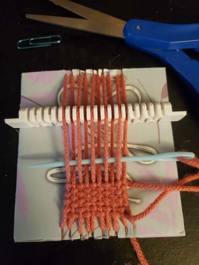 Mini Heddle Bar pour le tissage sur métier à papier pour les enfants