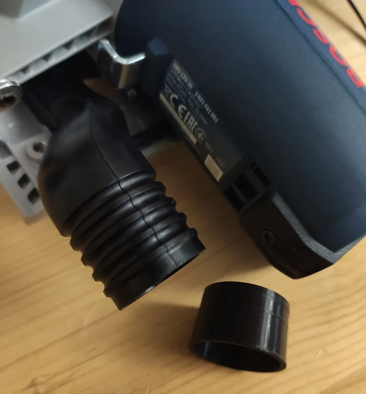 Adaptateur d'extraction de poussière Bosch GKS 12V pour tube d'aspirateur de 35 mm