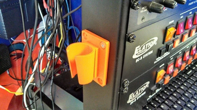 Support de microphone pour montage en rack