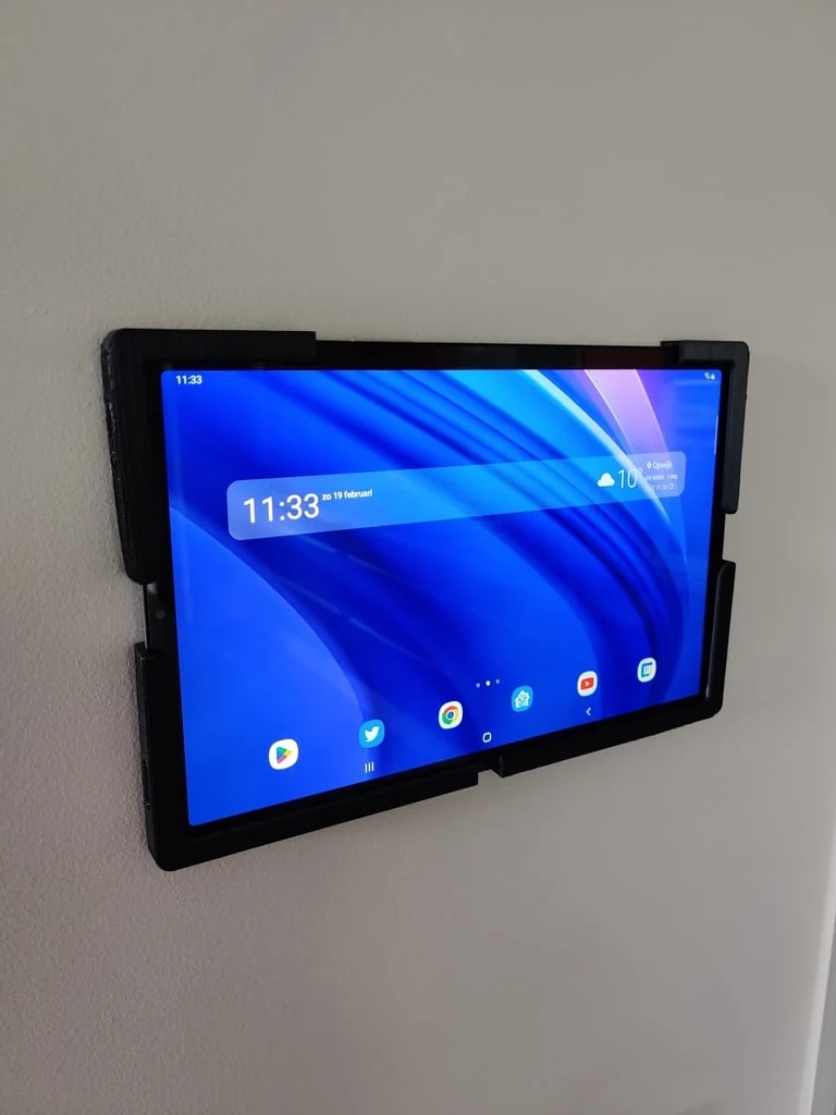 Support mural Samsung Galaxy Tab S5e pour système de maison intelligente