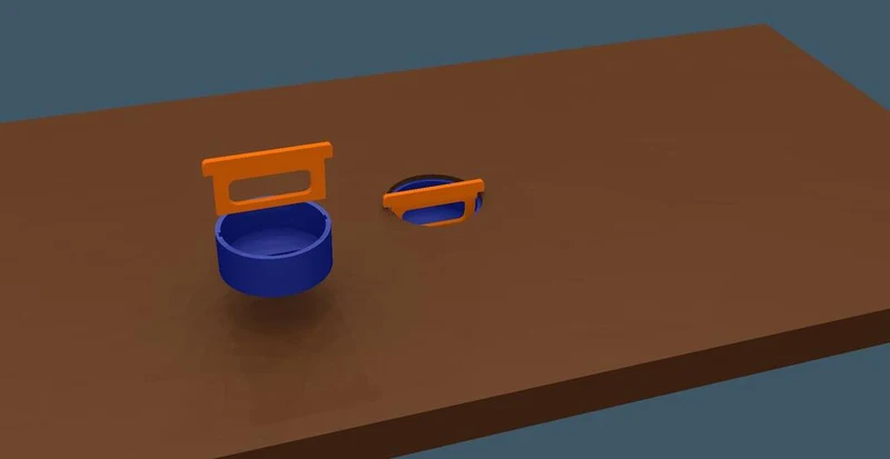 Collecteur d'attaches de câbles pour table de laboratoire