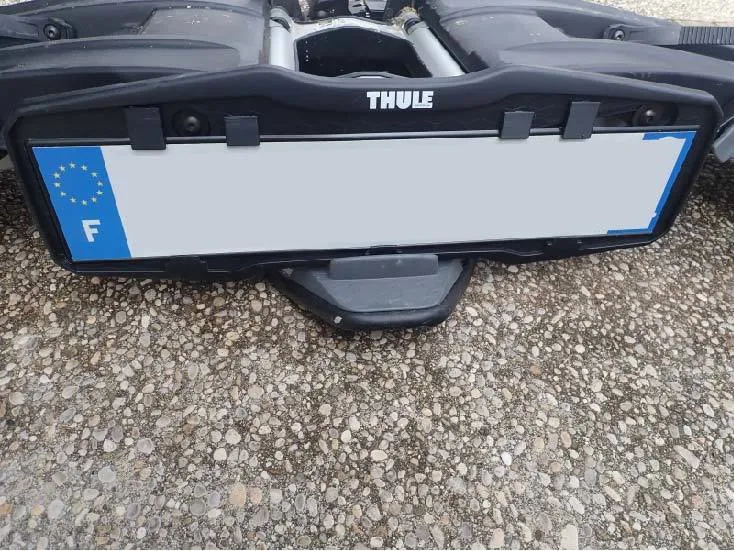Support de plaque d'immatriculation THULE pour porte-vélos