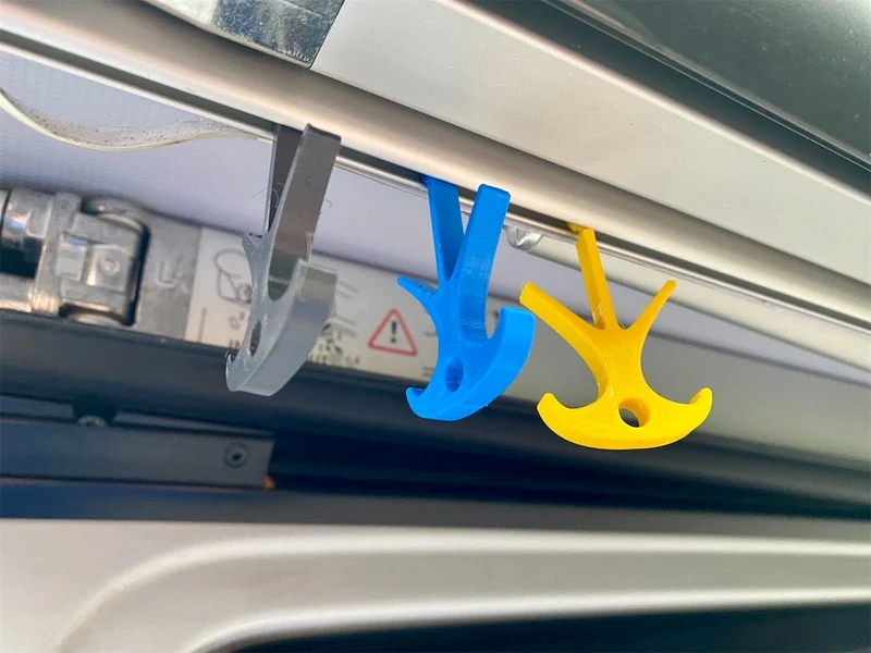 Crochet Crochet pour Kederschiene sur VW T5 / T6 Auvent (Thule Omnistor 5102)