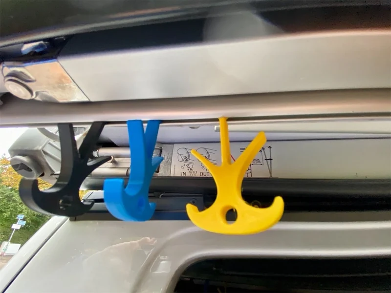 Crochet Crochet pour Kederschiene sur VW T5 / T6 Auvent (Thule Omnistor 5102)