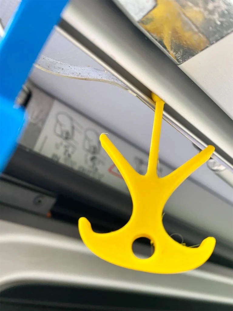 Crochet Crochet pour Kederschiene sur VW T5 / T6 Auvent (Thule Omnistor 5102)