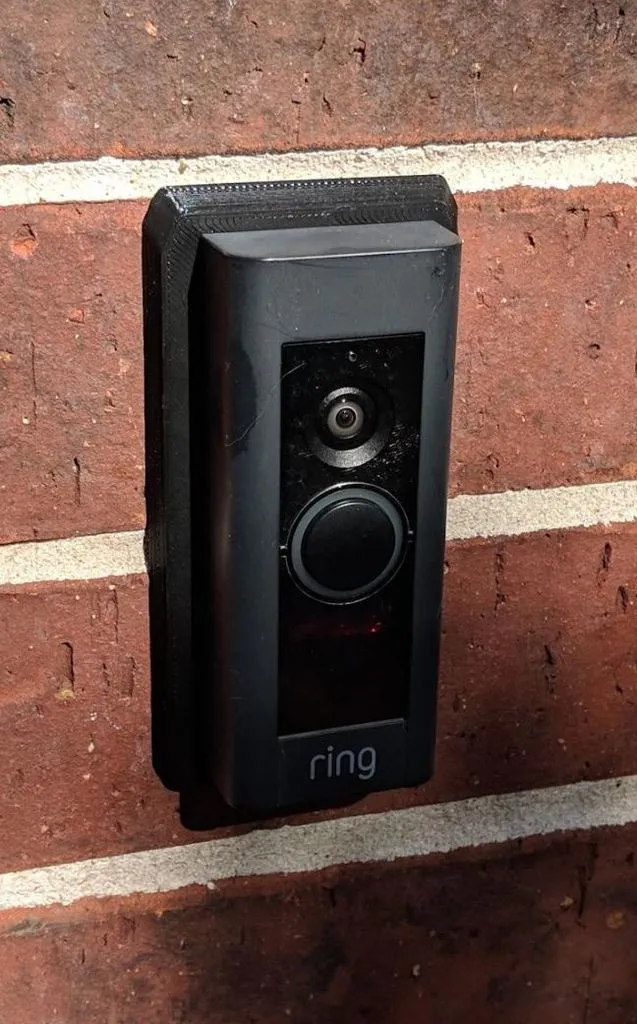 Plaque murale Ring Doorbell Pro avec entretoise de 1/4 pouce