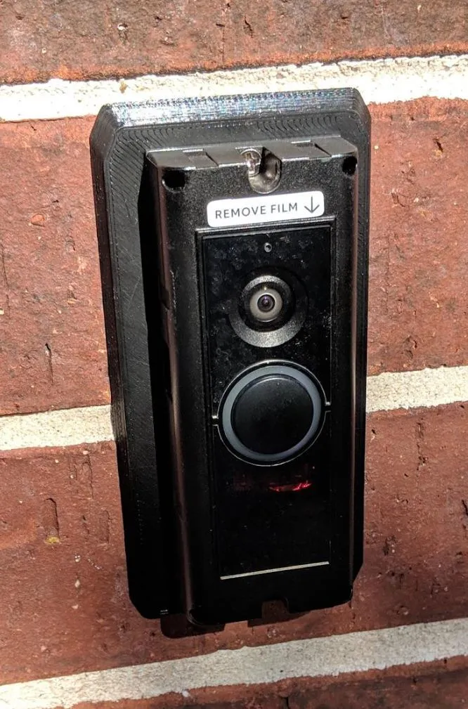 Plaque murale Ring Doorbell Pro avec entretoise de 1/4 pouce